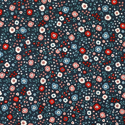 Dailylike cotton - Calm Flower Fabric - FO:REST Fabric 布恩堂Liberty fabrictana lawnjapanese fabricykk zipper