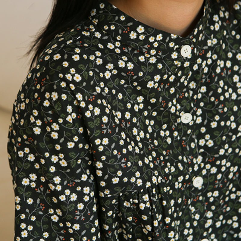 Dailylike cotton - Cotton plant fabric - FO:REST Fabric 布恩堂Liberty fabrictana lawnjapanese fabricykk zipper