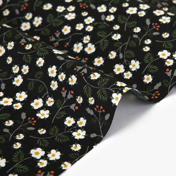 Dailylike cotton - Cotton plant fabric - FO:REST Fabric 布恩堂Liberty fabrictana lawnjapanese fabricykk zipper