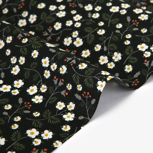 Dailylike cotton - Cotton plant fabric - FO:REST Fabric 布恩堂Liberty fabrictana lawnjapanese fabricykk zipper