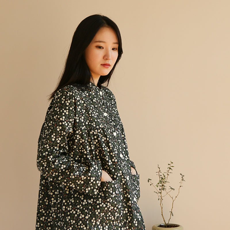 Dailylike cotton - Cotton plant fabric - FO:REST Fabric 布恩堂Liberty fabrictana lawnjapanese fabricykk zipper