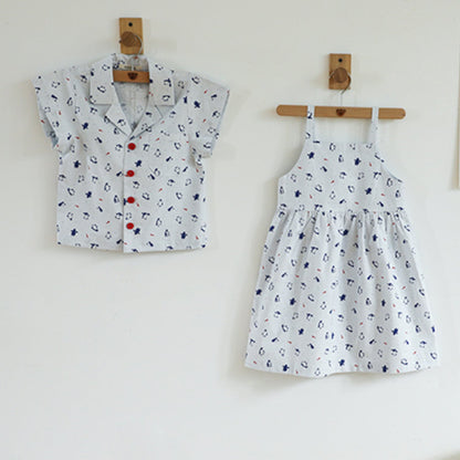 Dailylike cotton - Ice penguin Fabric - FO:REST Fabric 布恩堂Liberty fabrictana lawnjapanese fabricykk zipper