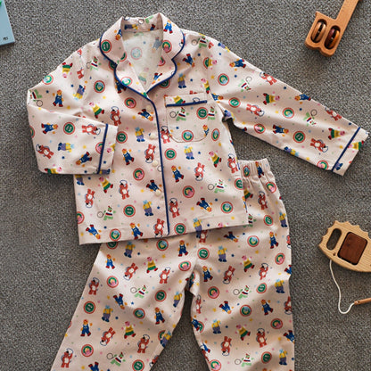 Dailylike cotton - Jelly bear retro Fabric - FO:REST Fabric 布恩堂Liberty fabrictana lawnjapanese fabricykk zipper