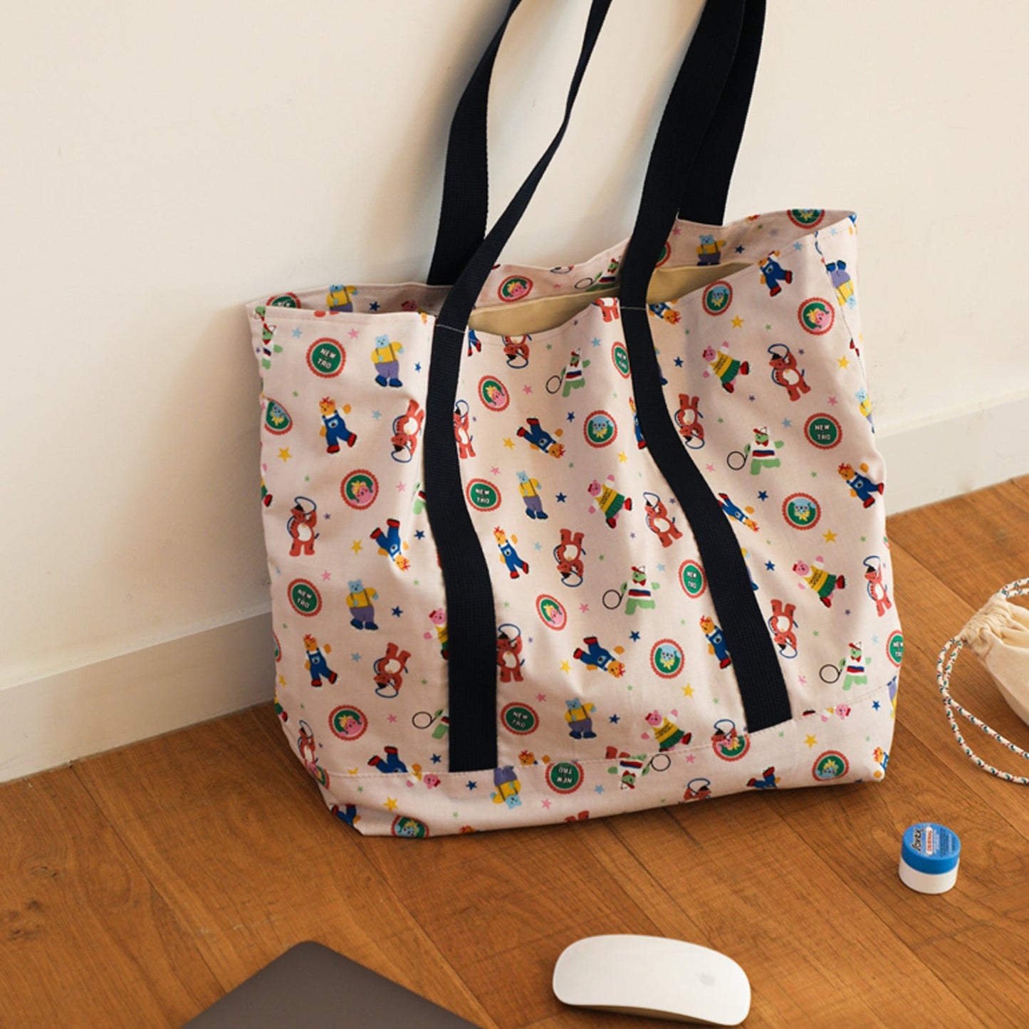 Dailylike cotton - Jelly bear retro Fabric - FO:REST Fabric 布恩堂Liberty fabrictana lawnjapanese fabricykk zipper