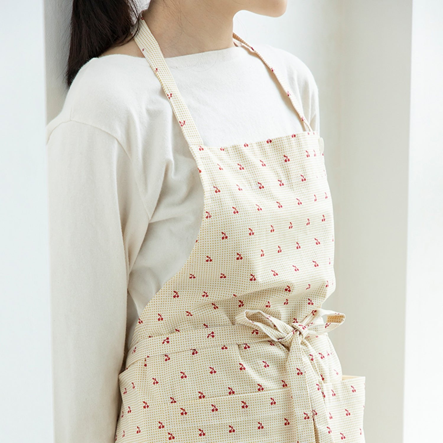 Dailylike cotton - Mini cherry Fabric - FO:REST Fabric 布恩堂Liberty fabrictana lawnjapanese fabricykk zipper