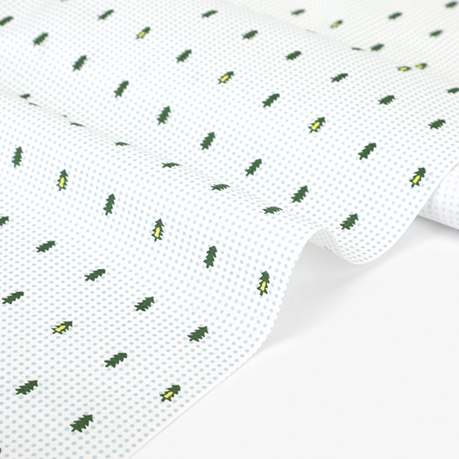 Dailylike cotton - Mini tree Fabric - FO:REST Fabric 布恩堂Liberty fabrictana lawnjapanese fabricykk zipper