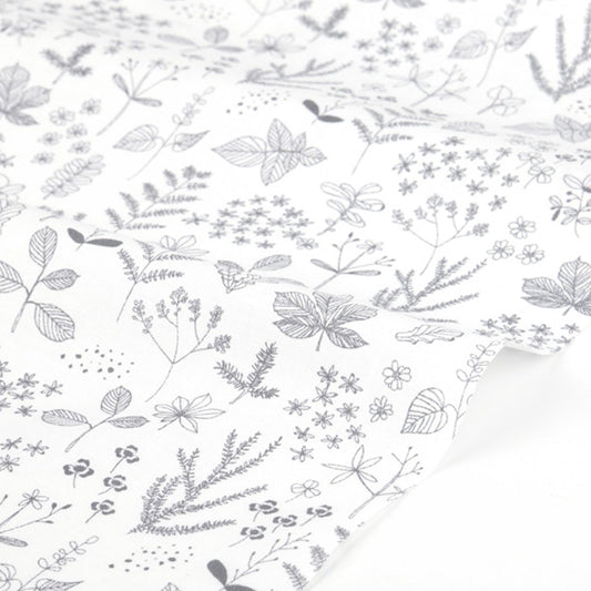 Dailylike - cotton - Nature leaf Fabric - FO:REST Fabric 布恩堂Liberty fabrictana lawnjapanese fabricykk zipper