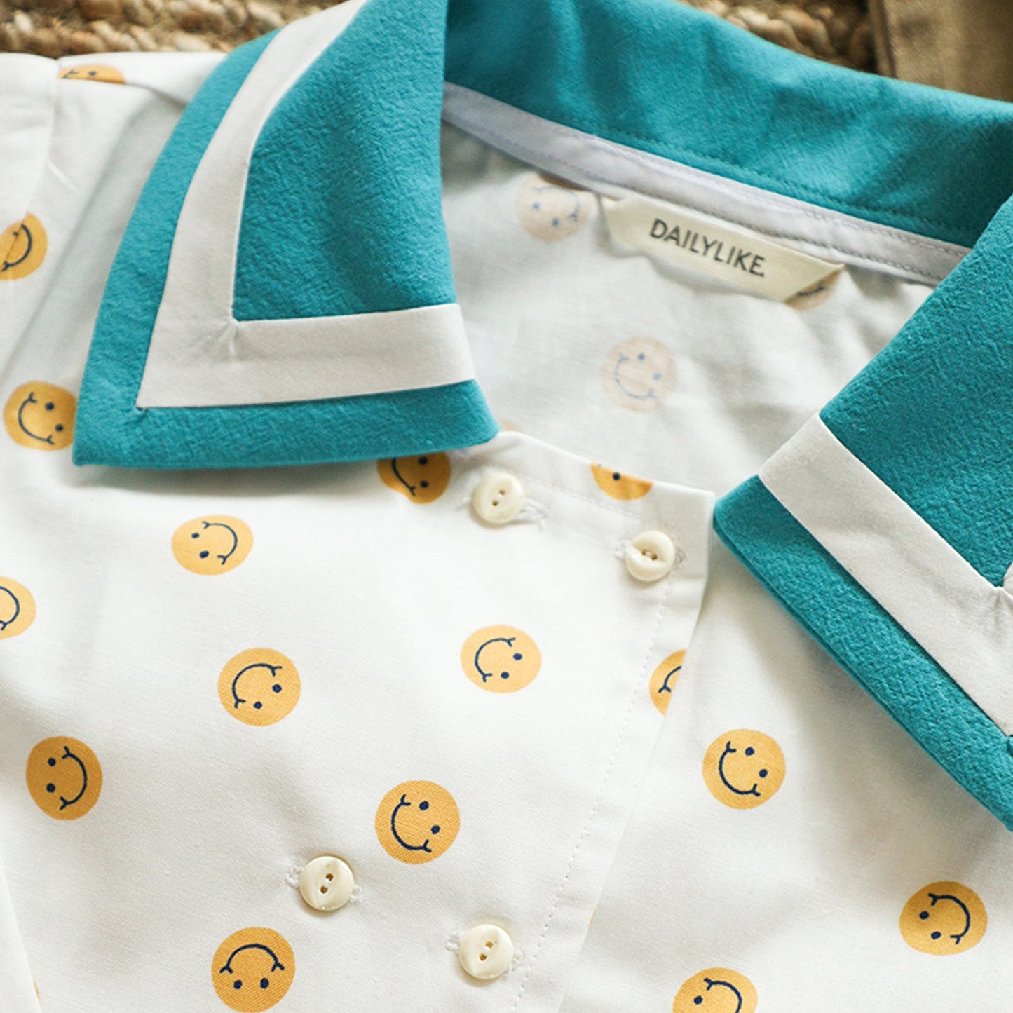Dailylike cotton - Petit smile Fabric - FO:REST Fabric 布恩堂Liberty fabrictana lawnjapanese fabricykk zipper