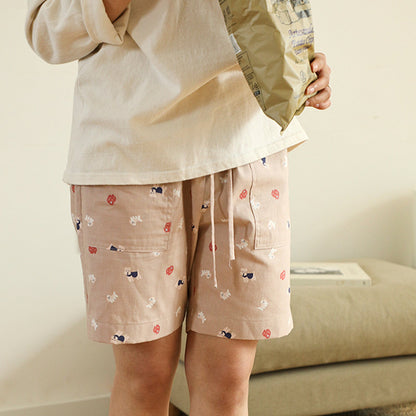 Dailylike - cotton - Pretty dog Fabric - FO:REST Fabric 布恩堂Liberty fabrictana lawnjapanese fabricykk zipper