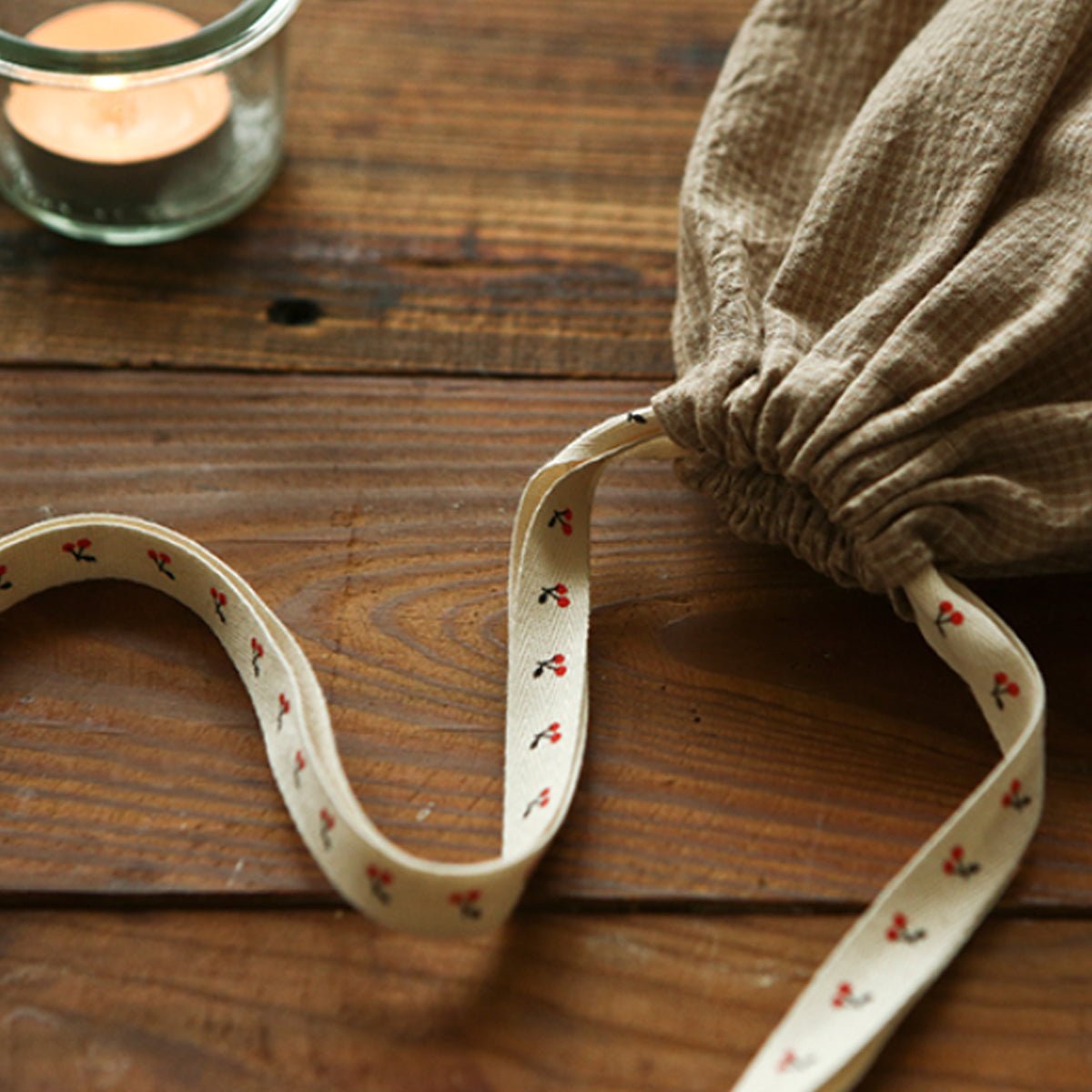 Dailylike - Cotton ribbon - FO:REST Fabric 布恩堂Liberty fabrictana lawnjapanese fabricykk zipper