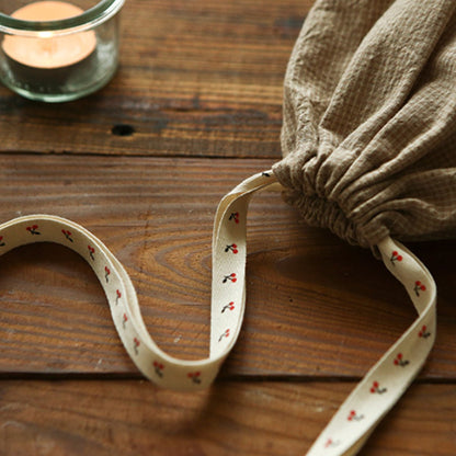 Dailylike - Cotton ribbon - FO:REST Fabric 布恩堂Liberty fabrictana lawnjapanese fabricykk zipper