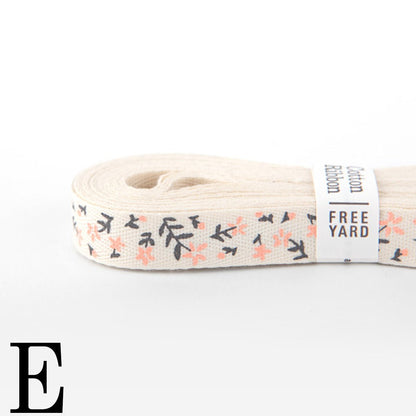 Dailylike - Cotton ribbon - FO:REST Fabric 布恩堂Liberty fabrictana lawnjapanese fabricykk zipper