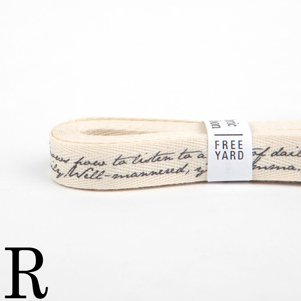 Dailylike - Cotton ribbon - FO:REST Fabric 布恩堂Liberty fabrictana lawnjapanese fabricykk zipper