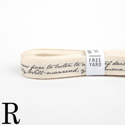 Dailylike - Cotton ribbon - FO:REST Fabric 布恩堂Liberty fabrictana lawnjapanese fabricykk zipper