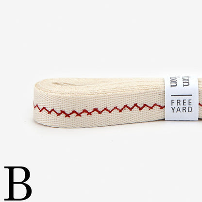 Dailylike - Cotton ribbon - FO:REST Fabric 布恩堂Liberty fabrictana lawnjapanese fabricykk zipper