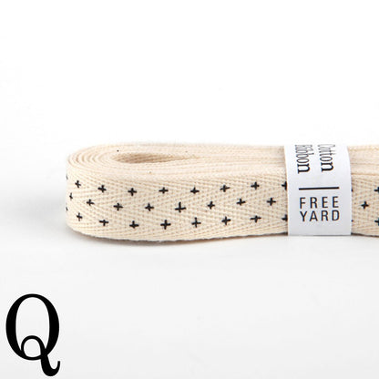 Dailylike - Cotton ribbon - FO:REST Fabric 布恩堂Liberty fabrictana lawnjapanese fabricykk zipper