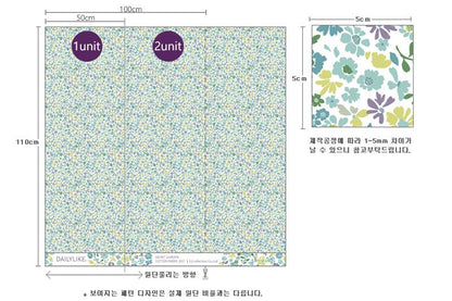 Dailylike cotton - Secret garden Flower Fabric - FO:REST Fabric 布恩堂Liberty fabrictana lawnjapanese fabricykk zipper