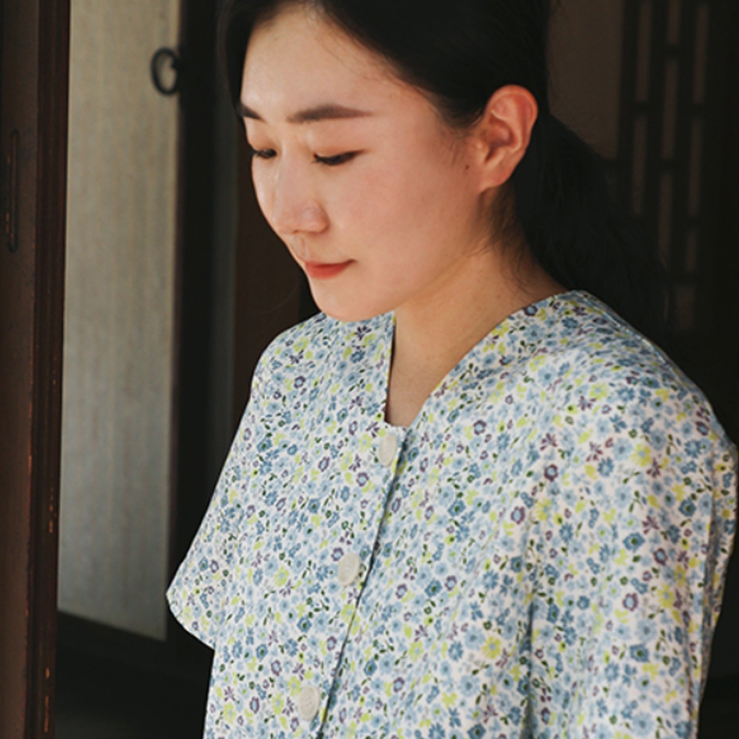 Dailylike cotton - Secret garden Flower Fabric - FO:REST Fabric 布恩堂Liberty fabrictana lawnjapanese fabricykk zipper