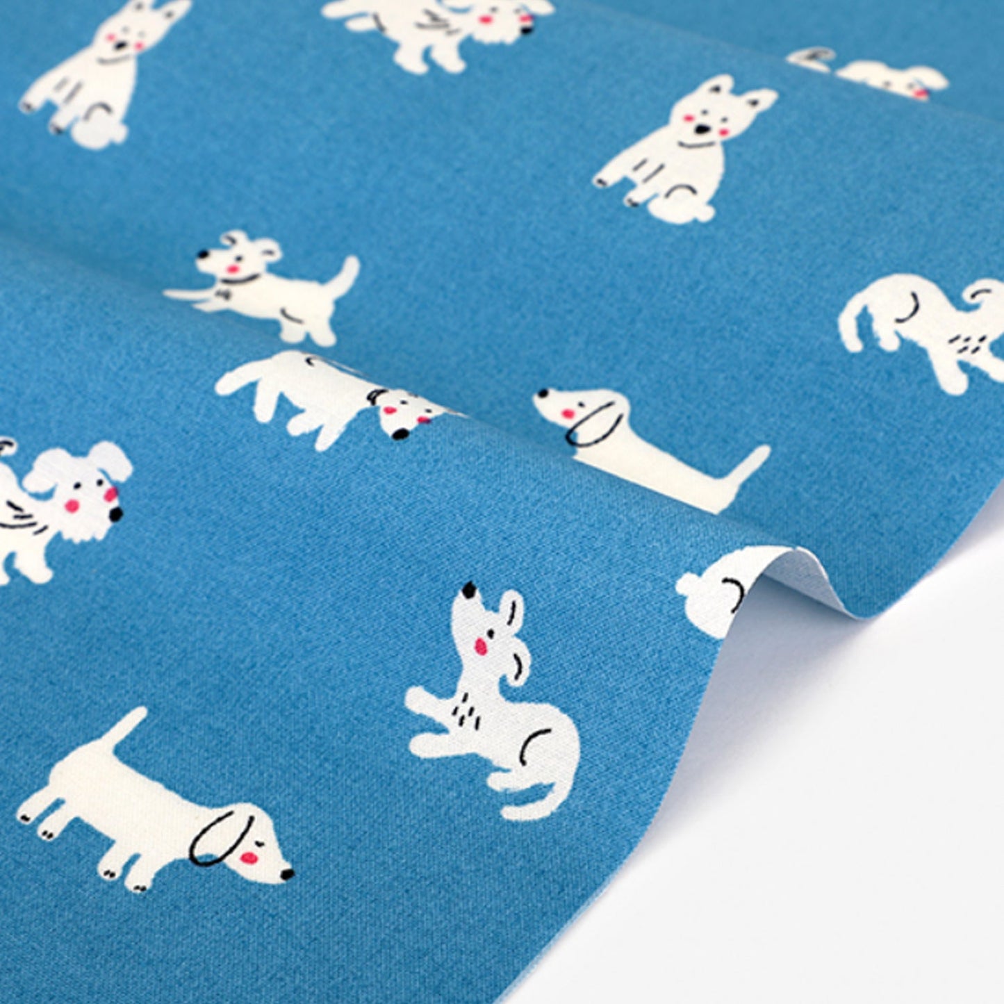 Dailylike cotton - Shy dog Fabric - FO:REST Fabric 布恩堂Liberty fabrictana lawnjapanese fabricykk zipper