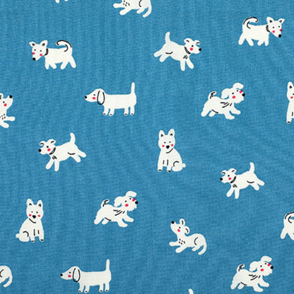 Dailylike cotton - Shy dog Fabric - FO:REST Fabric 布恩堂Liberty fabrictana lawnjapanese fabricykk zipper
