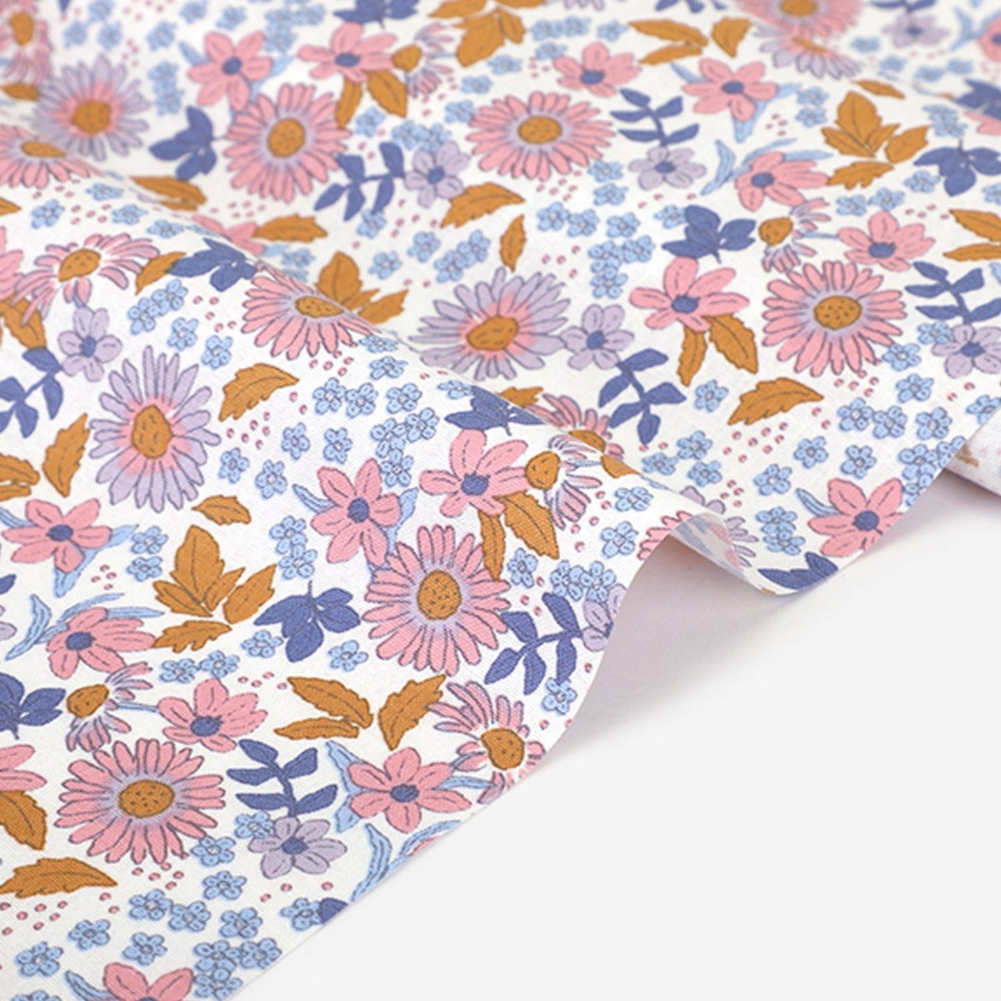 Dailylike cotton - Violet like Fabric - FO:REST Fabric 布恩堂Liberty fabrictana lawnjapanese fabricykk zipper