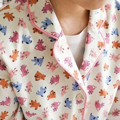 Dailylike cotton - Witty bitty Fabric - FO:REST Fabric 布恩堂Liberty fabrictana lawnjapanese fabricykk zipper