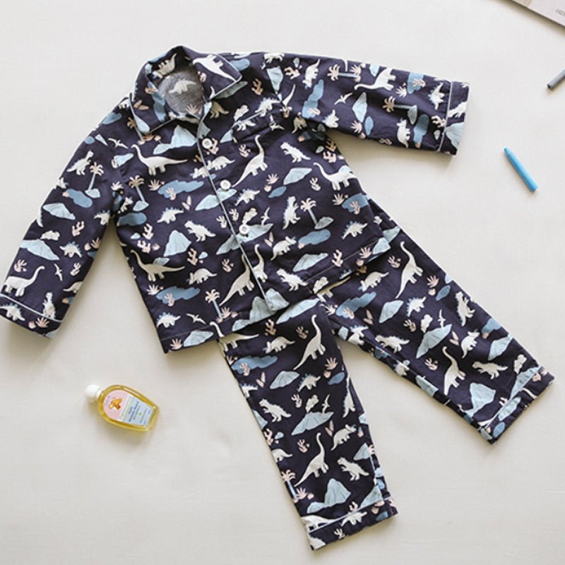 Dailylike - Organic cotton - dinosaur Fabric - FO:REST Fabric 布恩堂Liberty fabrictana lawnjapanese fabricykk zipper