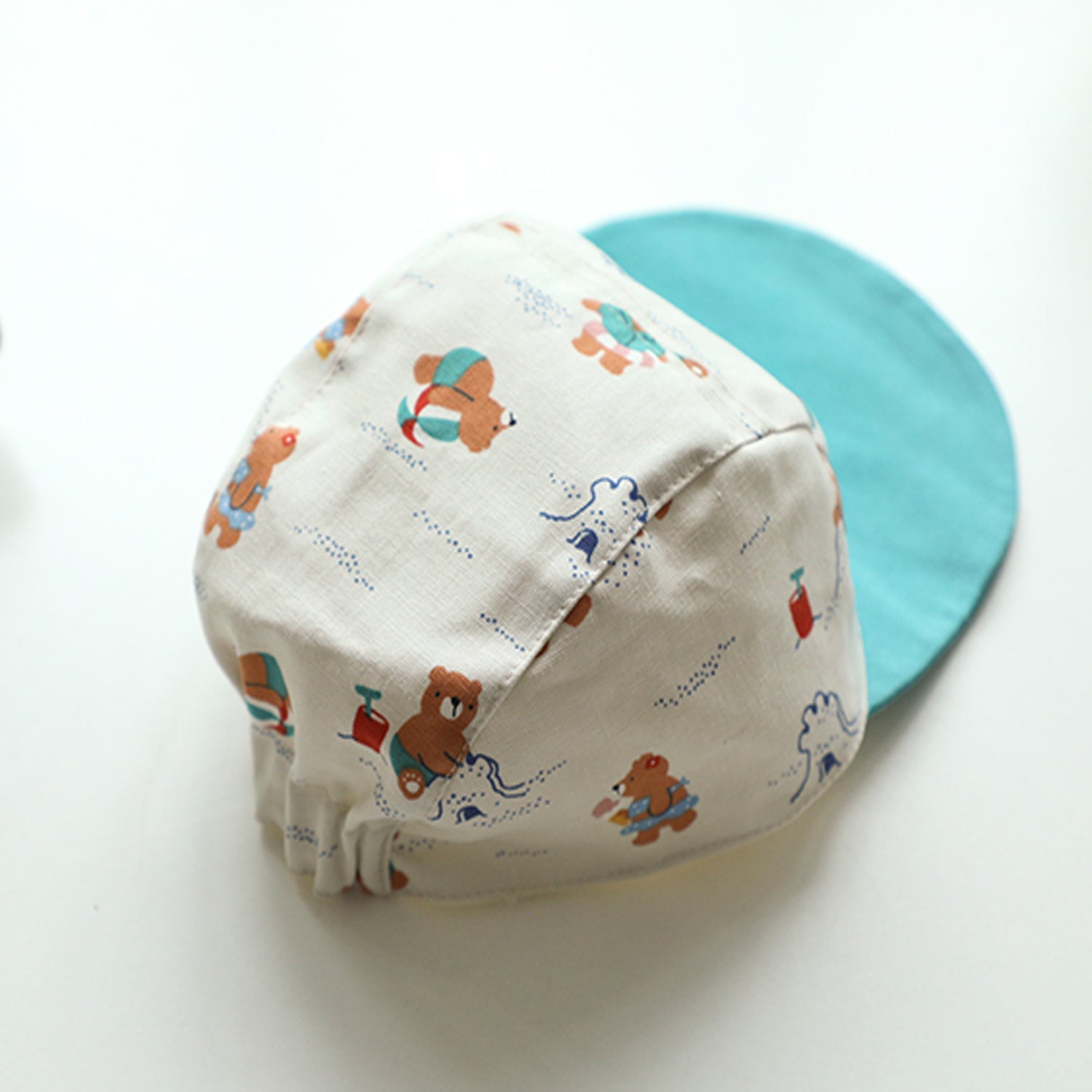 Dailylike oxford - Beach bear Fabric - FO:REST Fabric 布恩堂Liberty fabrictana lawnjapanese fabricykk zipper