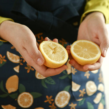 Dailylike oxford - Lemon Fabric - FO:REST Fabric 布恩堂Liberty fabrictana lawnjapanese fabricykk zipper