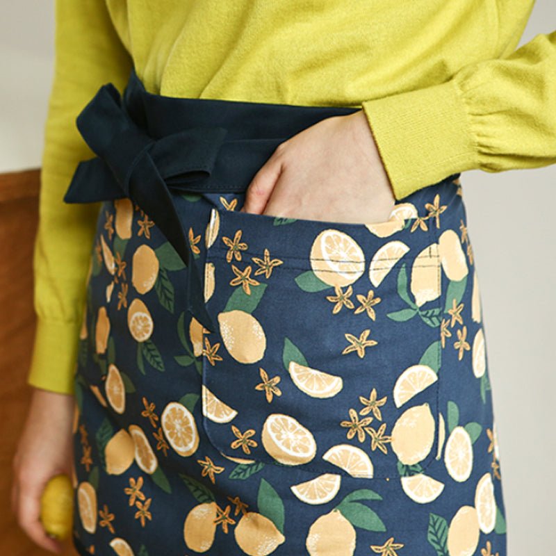 Dailylike oxford - Lemon Fabric - FO:REST Fabric 布恩堂Liberty fabrictana lawnjapanese fabricykk zipper