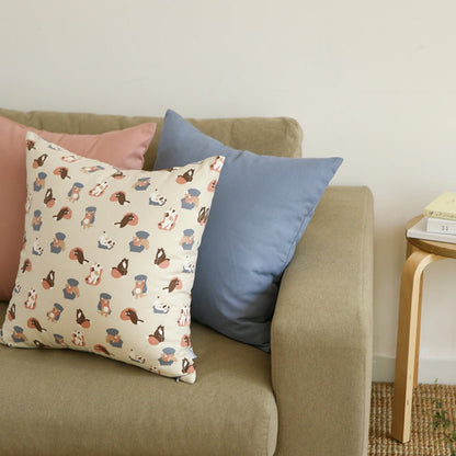 Dailylike oxford - SimSim Cat Fabric - FO:REST Fabric 布恩堂Liberty fabrictana lawnjapanese fabricykk zipper