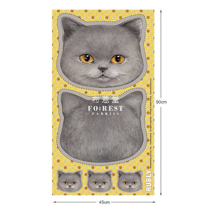 DIY PRECUT - Lovely face (90X45cm) - FO:REST Fabric 布恩堂Liberty fabrictana lawnjapanese fabricykk zipper