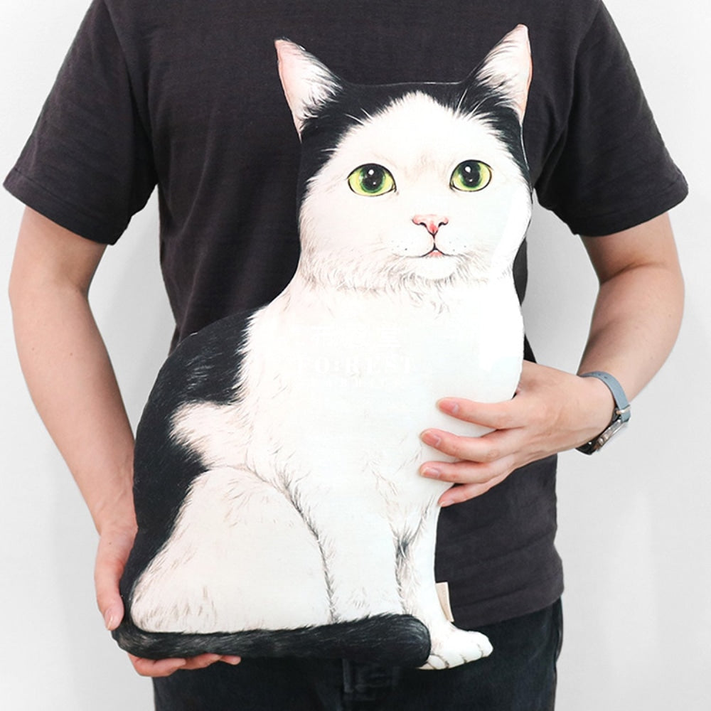 Diy Precut - Polite Cat Cats (75X45Cm) Cotton