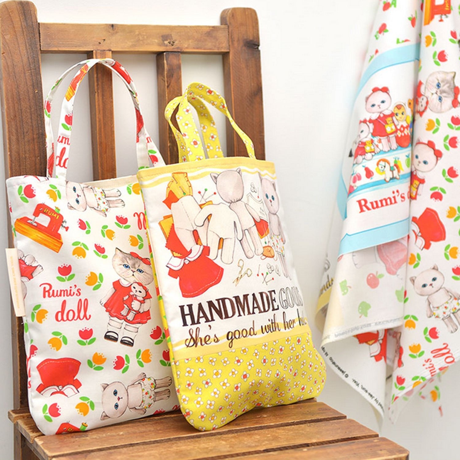 DIY PRECUT - Rumi's doll (90X110cm) - FO:REST Fabric 布恩堂Liberty fabrictana lawnjapanese fabricykk zipper