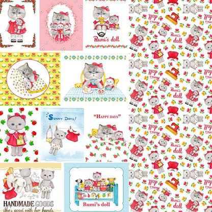 DIY PRECUT - Rumi's doll (90X110cm) - FO:REST Fabric 布恩堂Liberty fabrictana lawnjapanese fabricykk zipper