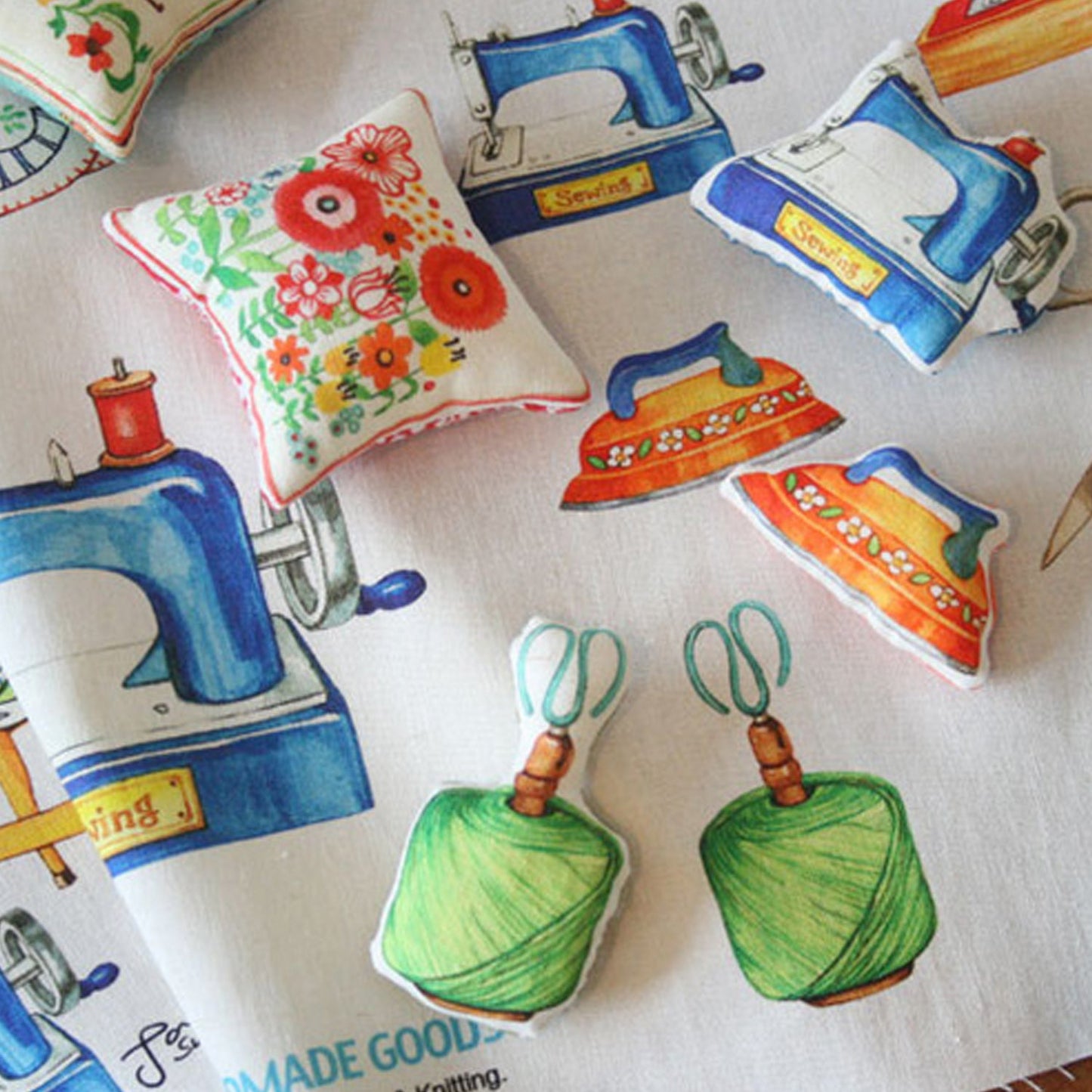 DIY PRECUT - Rumi's hobbies (65X45cm) - FO:REST Fabric 布恩堂Liberty fabrictana lawnjapanese fabricykk zipper