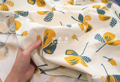 Dobby - Floral and Bloom fabric - forest-fabric