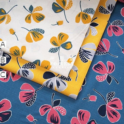 Dobby - Floral and Bloom fabric - FO:REST Fabric 布恩堂Liberty fabrictana lawnjapanese fabricykk zipper