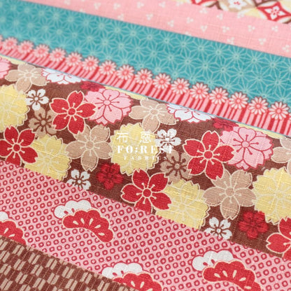Dobby - Japanese Sakura Fabric A Pink