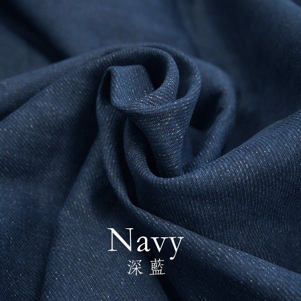 double gauze - faux denim fabric - FO:REST Fabric 布恩堂Liberty fabrictana lawnjapanese fabricykk zipper