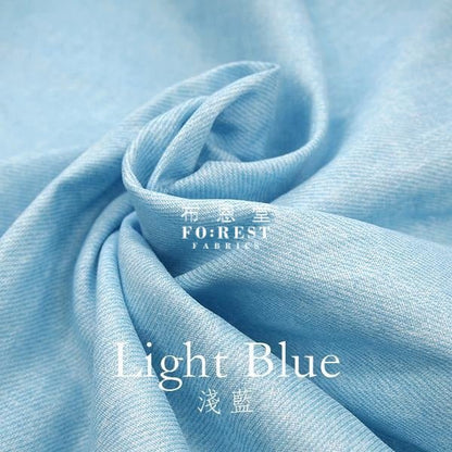 double gauze - faux denim fabric - FO:REST Fabric 布恩堂Liberty fabrictana lawnjapanese fabricykk zipper