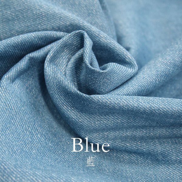 double gauze - faux denim fabric - FO:REST Fabric 布恩堂Liberty fabrictana lawnjapanese fabricykk zipper