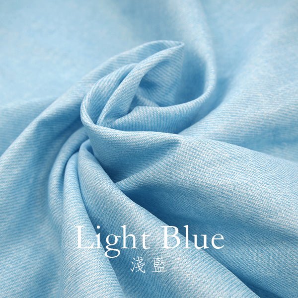 double gauze - faux denim fabric - FO:REST Fabric 布恩堂Liberty fabrictana lawnjapanese fabricykk zipper