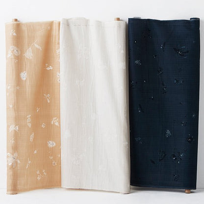 double gauze - New morning II B - Nani Iro fabric 二重紗 - FO:REST Fabric 布恩堂Liberty fabrictana lawnjapanese fabricykk zipper