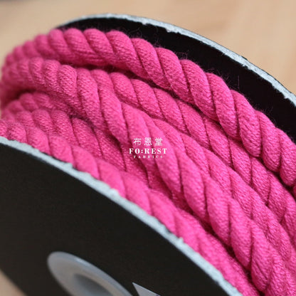 Echino - 8Mm Colour Cord (50Cm) Red Cotton Linen