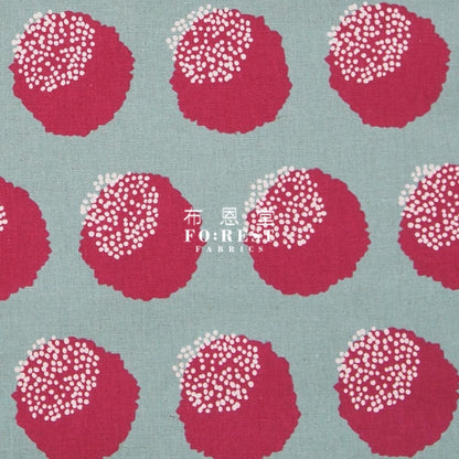 Echino - Cotton Linen Bun 2020S Turquoise