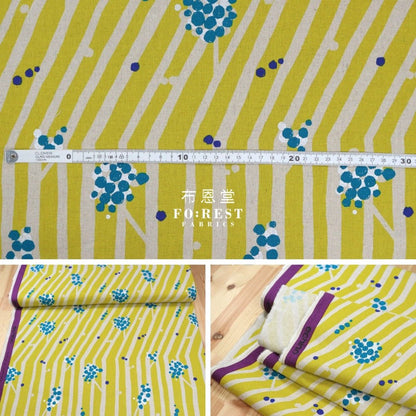 echino - cotton linen - nut Mustard fabric - FO:REST Fabric 布恩堂Liberty fabrictana lawnjapanese fabricykk zipper