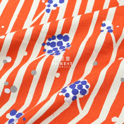 Echino - Cotton Linen Nut Orange Fabric Fabric