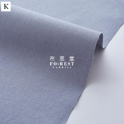 Echino cotton linen - solid fabric 麻棉 - FO:REST Fabric 布恩堂Liberty fabrictana lawnjapanese fabricykk zipper