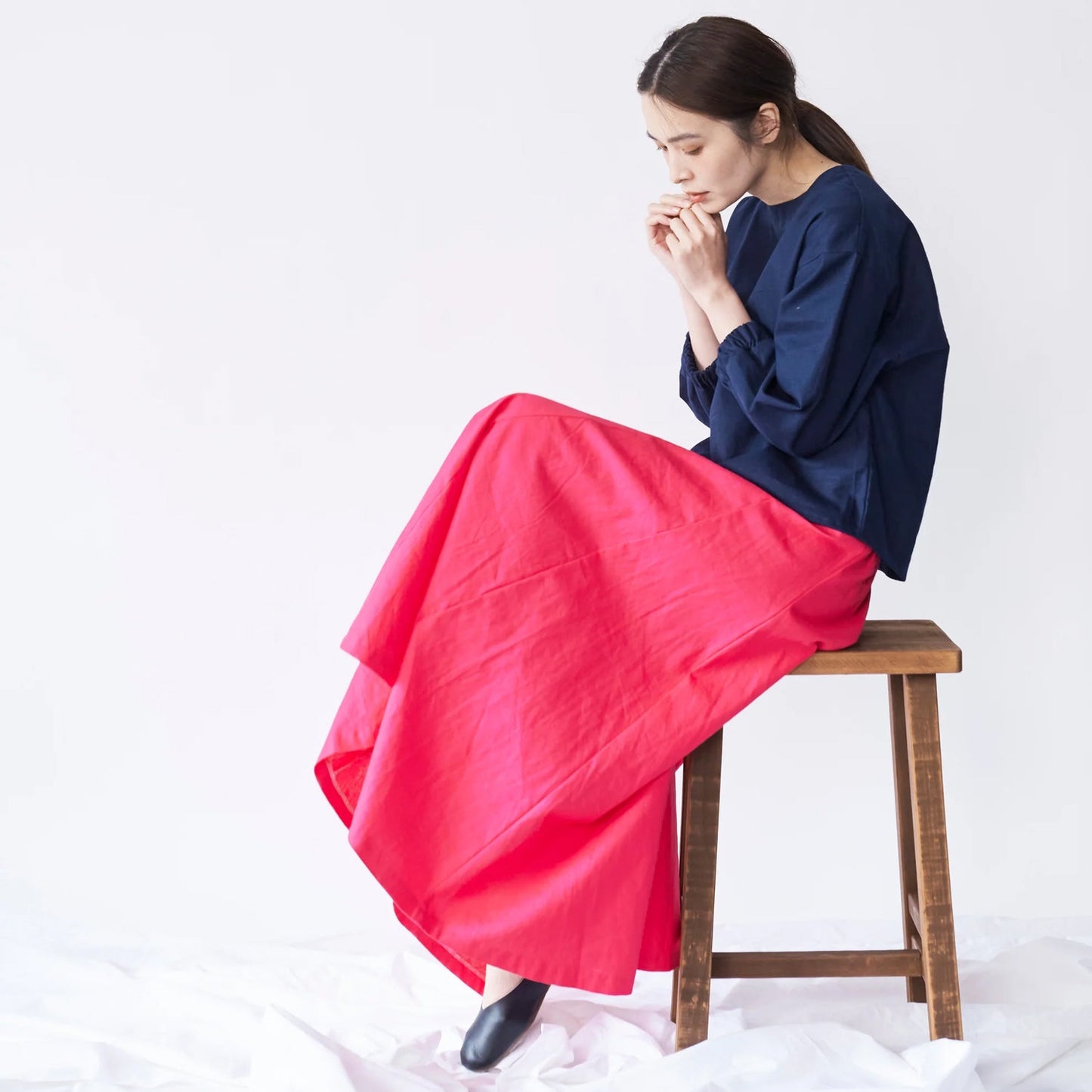Echino cotton linen - solid fabric 麻棉 - FO:REST Fabric 布恩堂Liberty fabrictana lawnjapanese fabricykk zipper